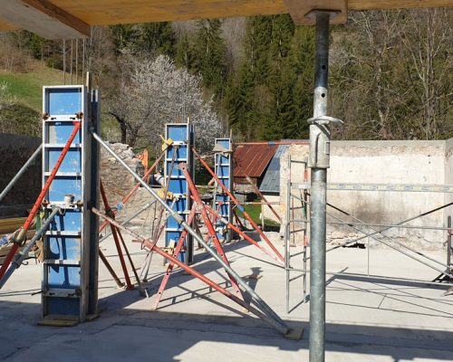 Chantier de maconnerie